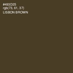 #493D25 - Lisbon Brown Color Image